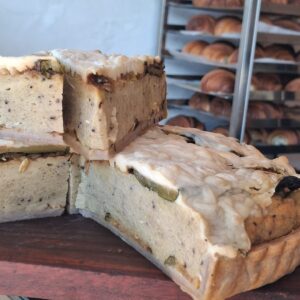 Whole Roasted Zucchini & Bechamel Savoury Tart