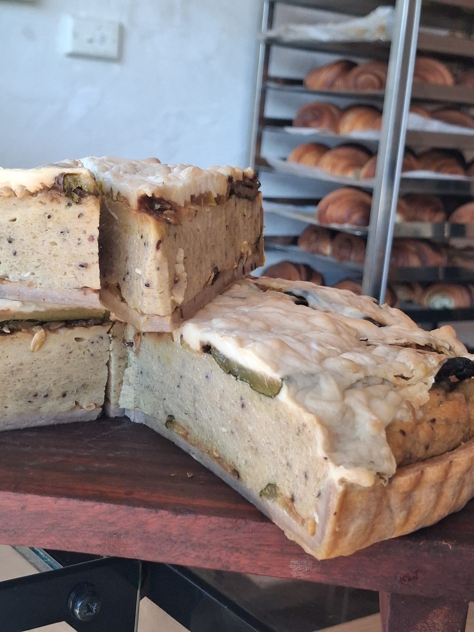 Whole Roasted Zucchini & Bechamel Savoury Tart