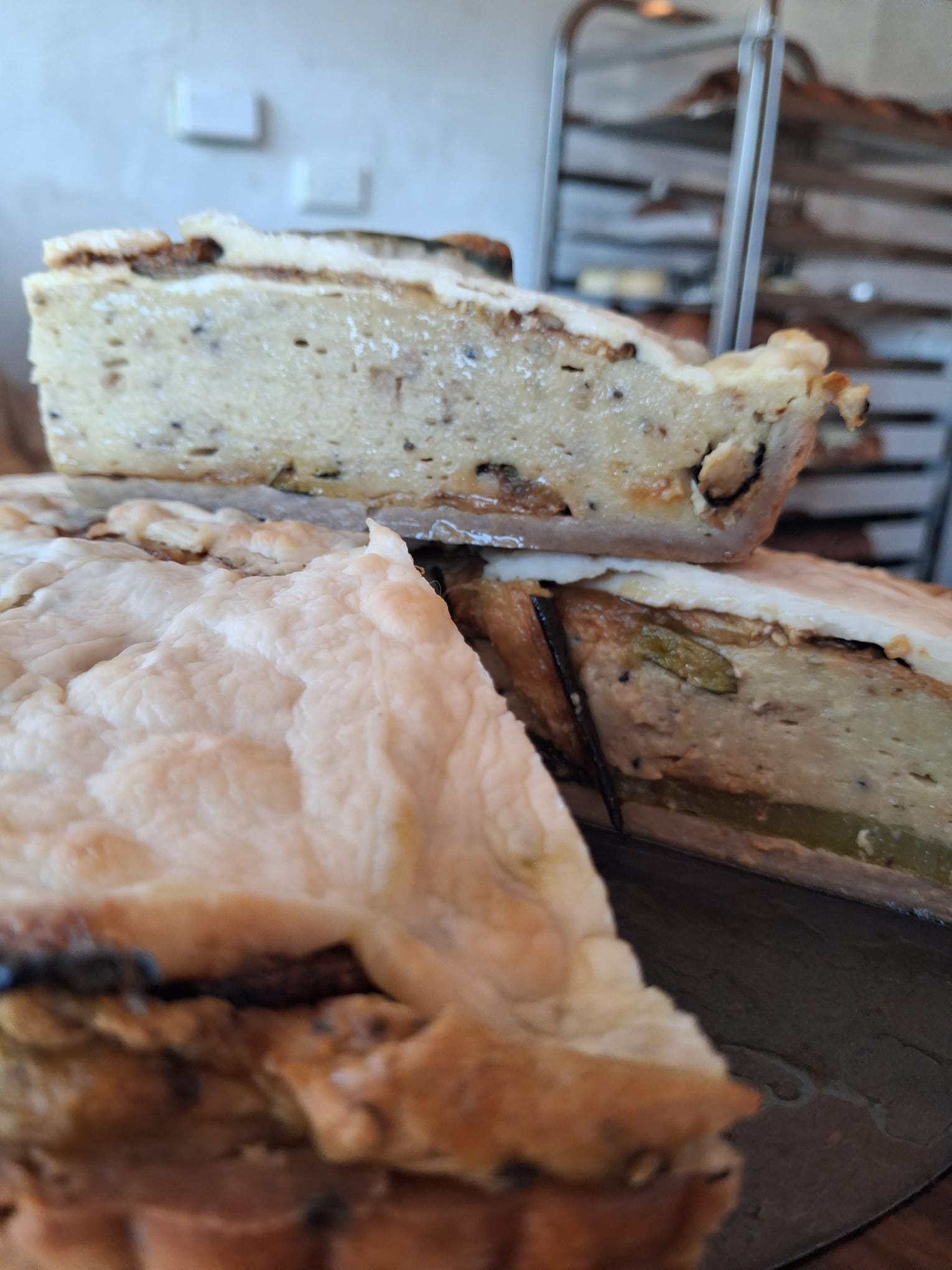 Whole Roasted Zucchini & Bechamel Savoury Tart - Image 2