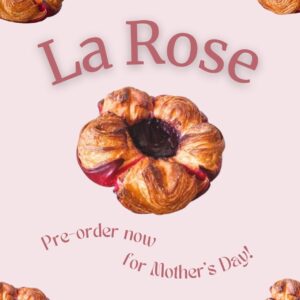 Mother's Day Flower-Shaped Croissant