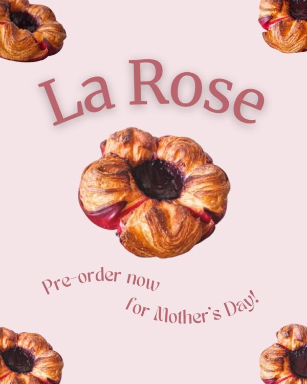 Mother's Day Flower-Shaped Croissant