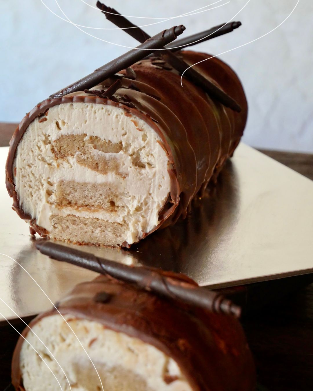 Not Tiramisu Christmas Log - La Bûche de Noël - Image 5