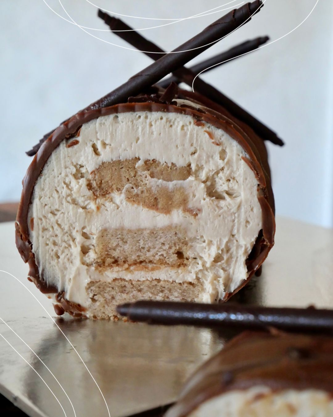 Not Tiramisu Christmas Log - La Bûche de Noël - Image 6