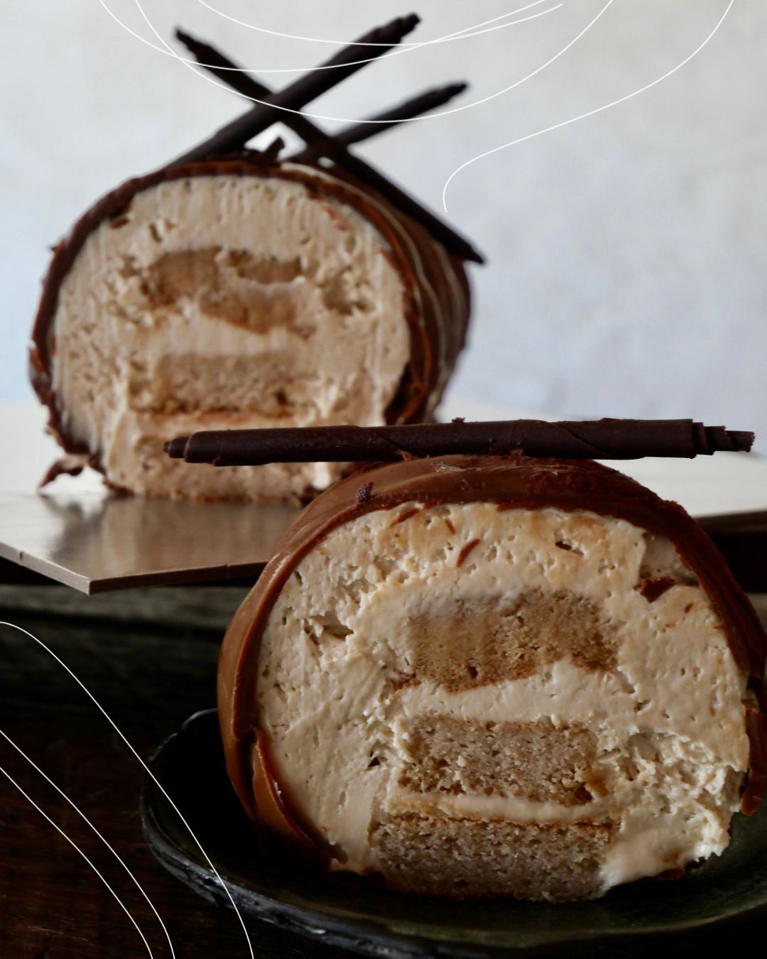 Not Tiramisu Christmas Log - La Bûche de Noël - Image 7
