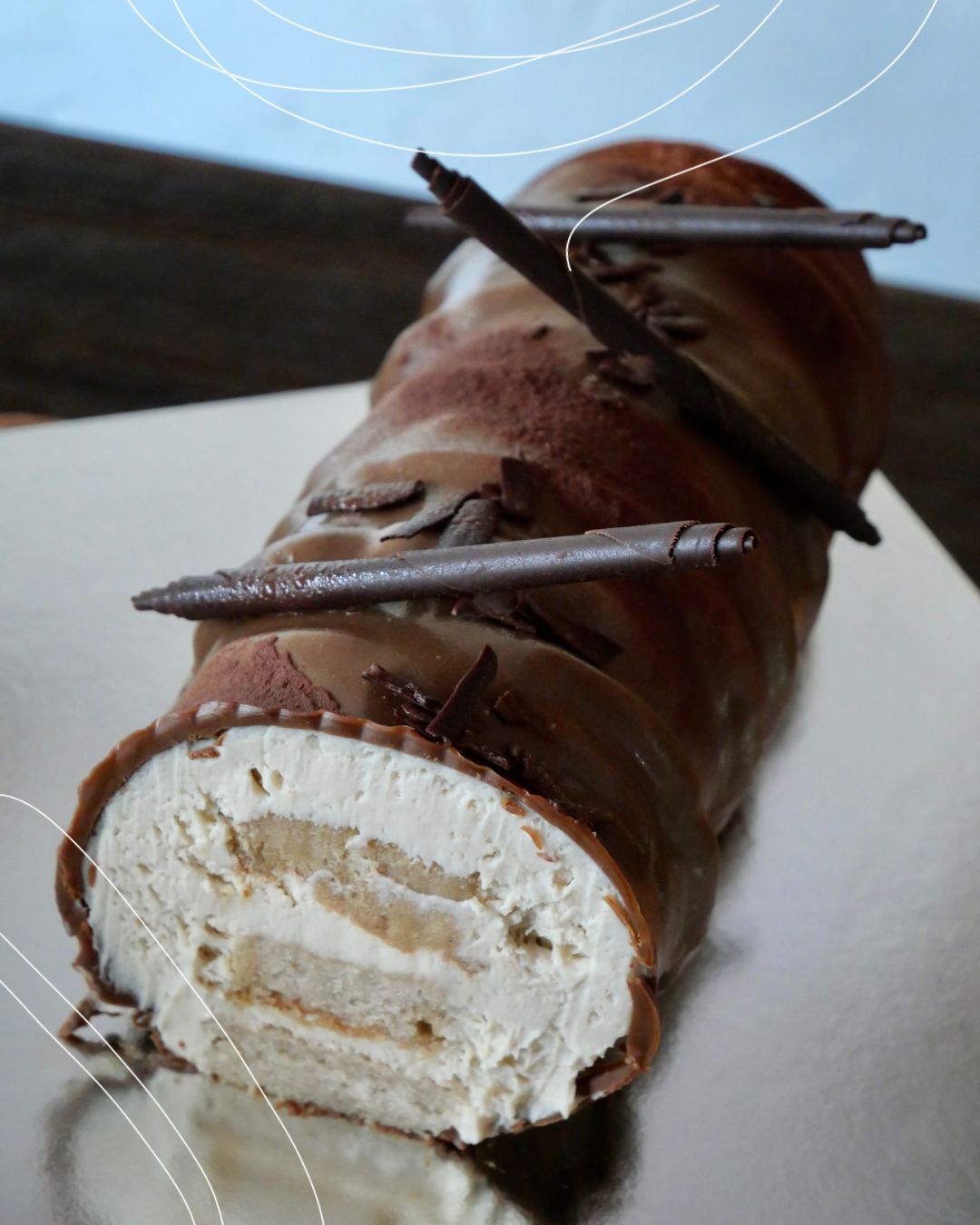 Not Tiramisu Christmas Log - La Bûche de Noël - Image 8